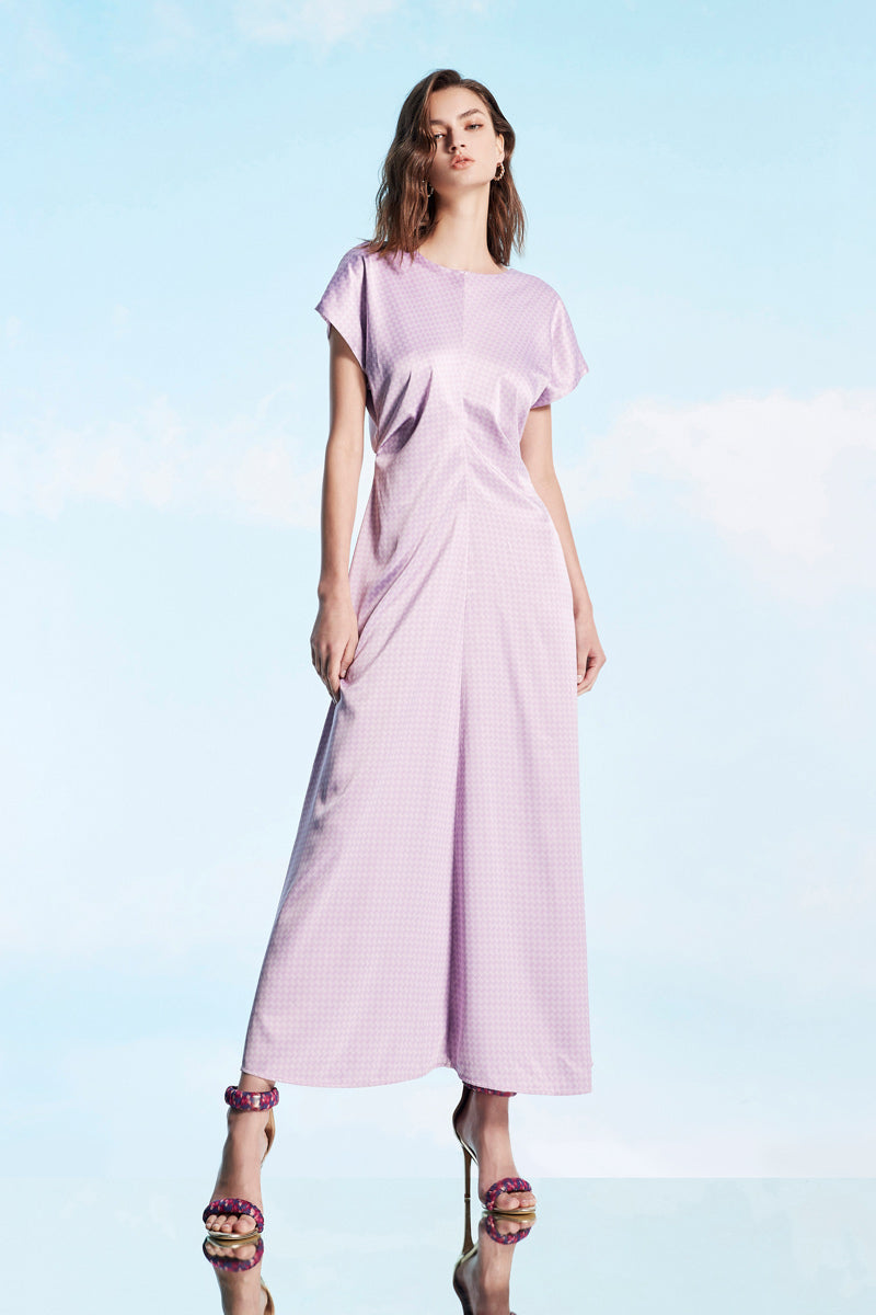 Open Back Dress, Midi Dress | Lavender | Dress | Zoelle