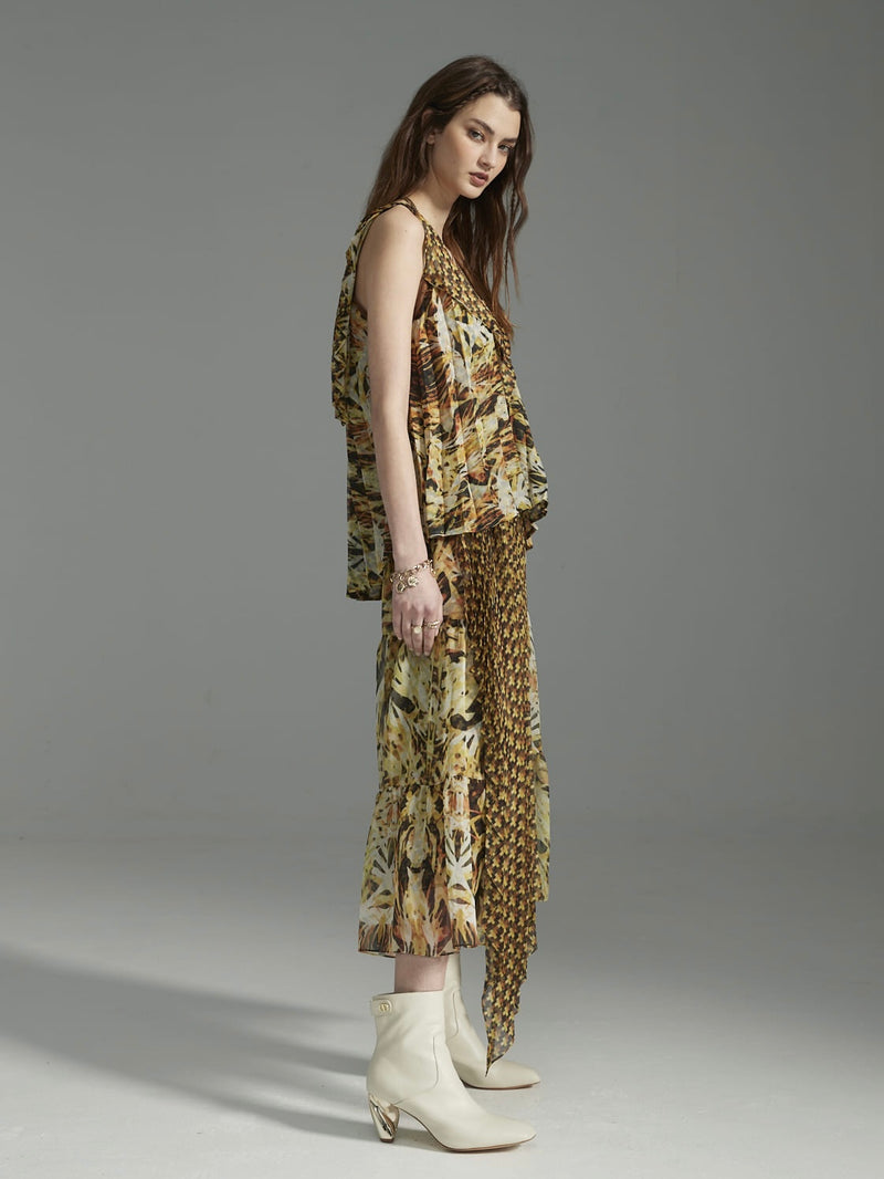 Citrine Prism Reversible Blouse