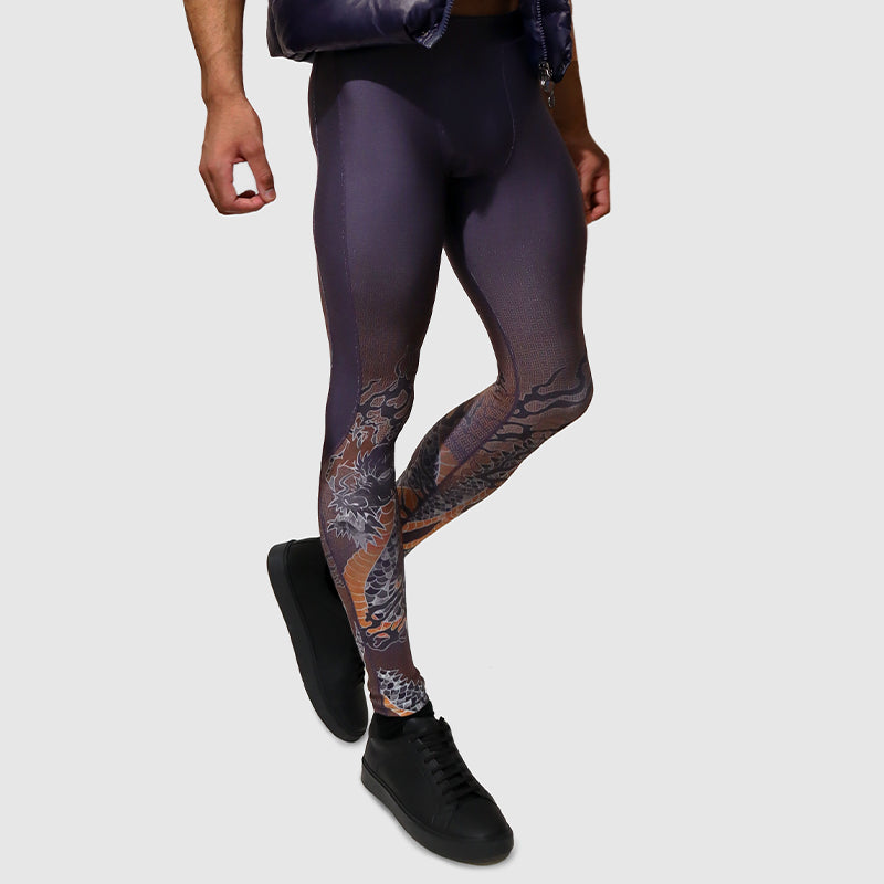 Axel Legging Dragon Ember Men's Leggings Zoelle Bybs