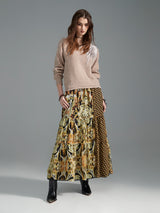 Zoelle Citrine Prism Tiered Skirt - Front