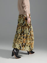 Zoelle Citrine Prism Tiered Skirt - Back