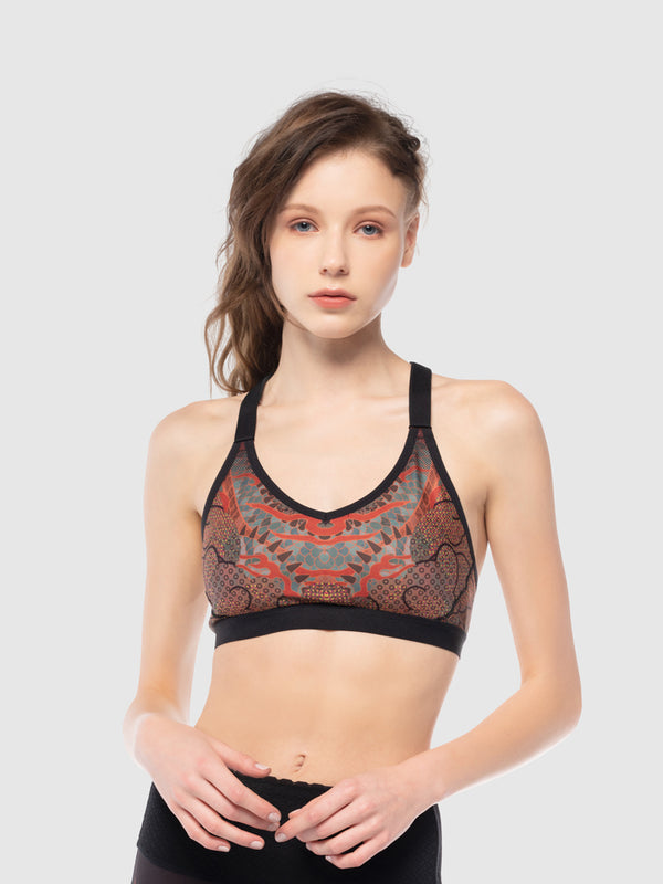 Turbulence Lava Padded Sports Bra - Beautiful Turbulence