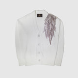Zoelle Pearl Cardigan with Beaded Embroidery