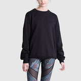 Zoelle Noir Embroidered Sweatshirt