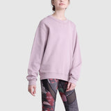 Zoelle Rose Pink Embroidered Sweatshirt