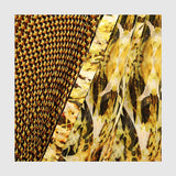 Zoelle Citrine Prism Pleated Wrap Skirt