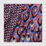 The details of Zoelle Sapphire Peacock Irregular Skirt