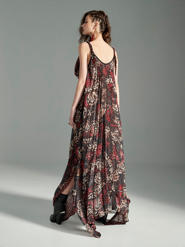 Admiral Butterfly Reversible Maxi Dress