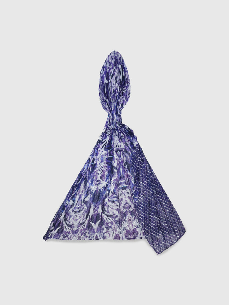 Amethyst Prism Pleated Scarf
