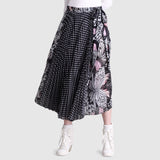 Zoelle Nordic Butterfly Pleated Wrap Skirt