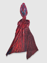 Rising Phoenix Cinch-Pleated Scarf