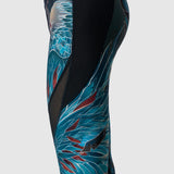 Zoelle Bybs Xculpt eagle blue leggings upper side view